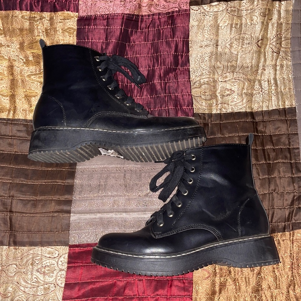 Black Combat Boots
